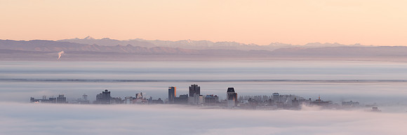 Christchurch in the Mist